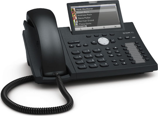 Snom D375 Ενσύρματο Τηλέφωνο IP 12 γραμμών Μαύρο