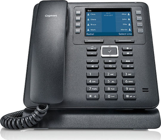 Gigaset Pro Maxwell 3 С кабел Телефон IP 4 линии Черен