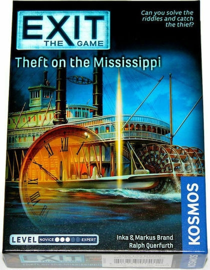 Board Game Exit: The Game - The Theft on the Mississippi for 1-4 Players 12+ Years Old (EN) Kosmos