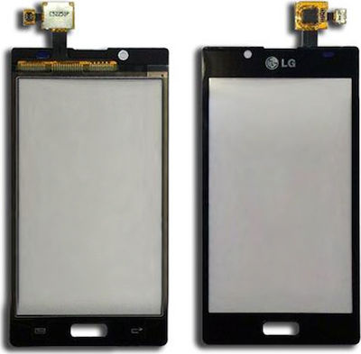 Mobile Phone Touch Panel Touch Screen Lens P700 Optimus L7 for (Black)