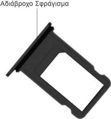 Sim Card Slot Black iPhone 8 Plus