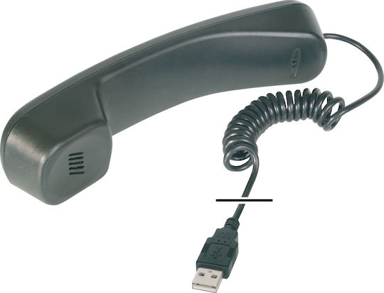 Digitus USB Telephone Handset Black