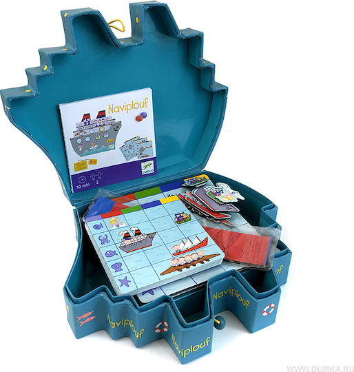 Board Game Ναυμαχία σε Κουτί Παιχνιδιού Καράβι for 2-4 Players 6+ Years Old (EN) Djeco