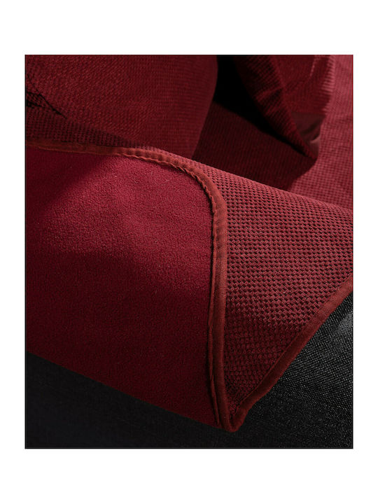 Silk Fashion Armchair Throw 1715 180x180cm Bordo