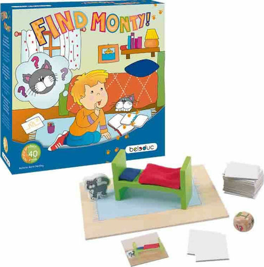 Επιτραπέζιο Παιχνίδι Find Monty για 2-5 Παίκτες 4+ Ετών (EN) Beleduc