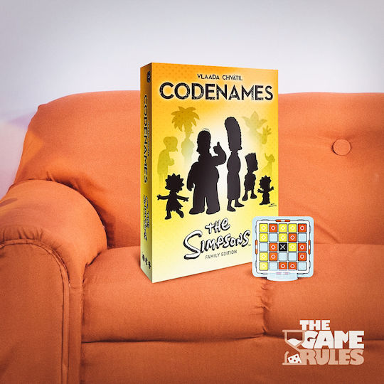 Board Game Codenames: The Simpsons for 2-8 Players 10+ Years Old (EN) USAopoly