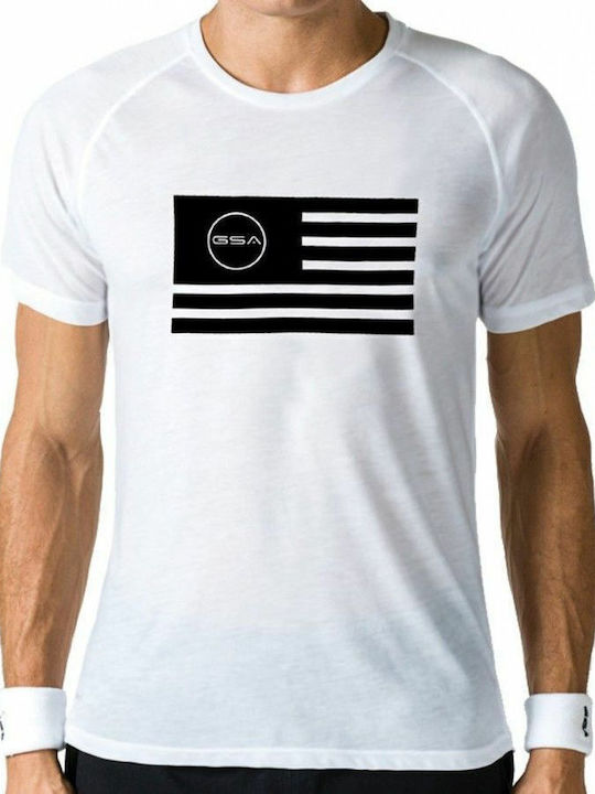 Superlogo Color Edition Αθλητικό T-shirt Flag White