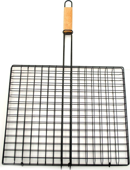 Dublu Grătar de Gătit Metalic Non-Stick - Antiaderent 32cmx28cmcm.