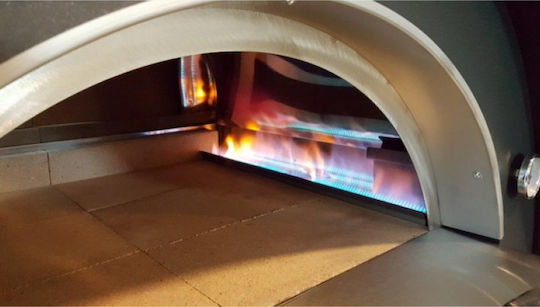 Clementi Cuptor pe Gaz Family 60x60 Cuptor de Pizza de lemn Tradițional