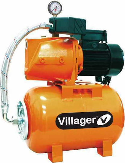 Villager VB 25/1300 B Едностепенна Еднофазен Водни налягателни помпи с съд от 24 литра 1300W