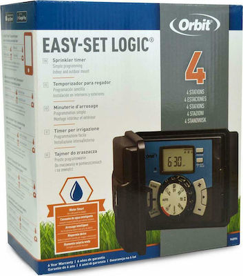 Orbit Easy Set Logic 9 Bewässerungsprogrammierer Elektrisch 9 Stationen