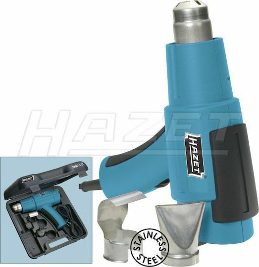 Hazet 1990-1/3 Πιστόλι Θερμού Αέρα 1600W με Ρύθμιση Θερμοκρασίας εως και 500°C