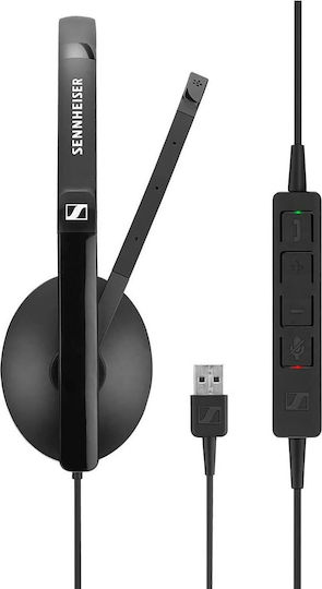 Sennheiser SC 135 On Ear Multimedia Headphone with Microphone USB-A