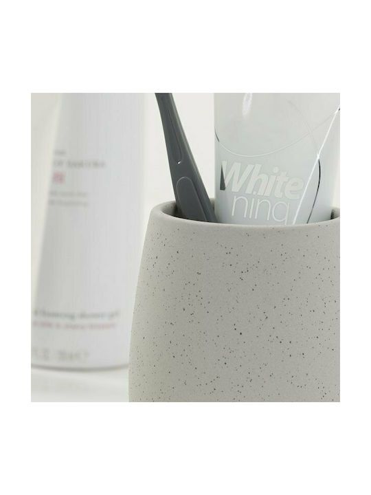 Sealskin Braid Tabletop Cup Holder Porcelain Gray