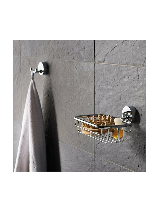 Geesa Series Inox Sponge Holder Wall Mounted Silver