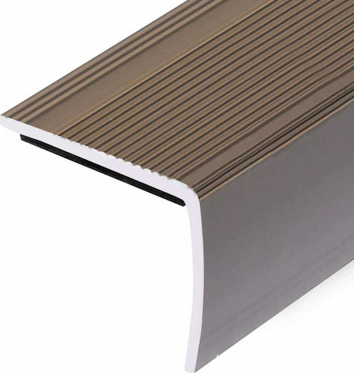 vidaXL Profile Aluminum for Steps Profile for Steps Shape Γ 15pcs. Brown 90cm Aluminum 90x90x3cm 15pcs