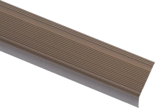vidaXL Profile Aluminum for Steps Profile for Steps Shape Γ 15pcs. Brown 90cm Aluminum 90x90x3cm 15pcs