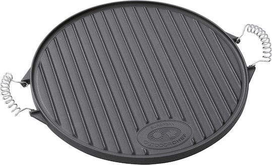 Outdoorchef Πλάκα Ψησίματος Διπλής Όψης με Μαντεμένια Λεία & Ραβδωτή Επιφάνεια 480 / 570 52x39x1.8εκ.