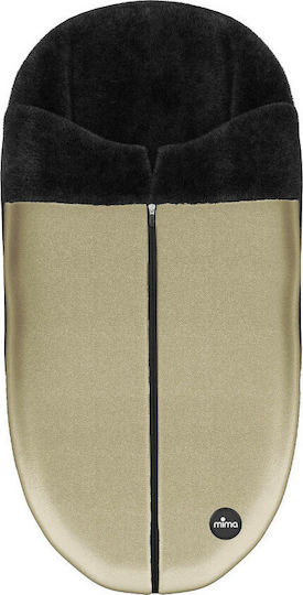 Mima Xari Flair Ποδόσακος Καροτσιού Αδιάβροχος Μπεζ με Fleece Επένδυση