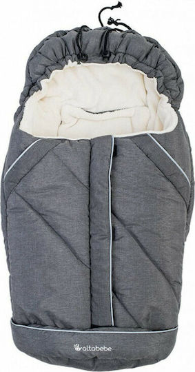Altabebe Alpin Collection Universal Waterproof Stroller Footmuff with Fleece Lining 75x37cm Dark Grey