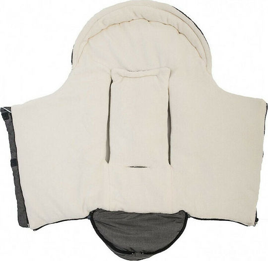 Altabebe Alpin Collection Universal Waterproof Stroller Footmuff with Fleece Lining 75x37cm Dark Grey
