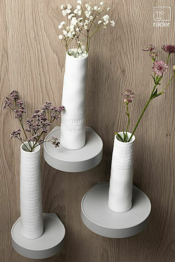 Rader Decorative Vase Room Poetry White 5x5x23cm