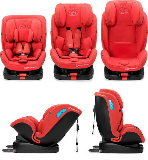 Kinderkraft Vado Καθισματάκι Αυτοκινήτου με Isofix Red 0-25 kg