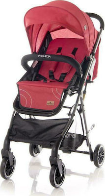 Lorelli Felicia Baby Stroller Suitable for Newborn Red 7kg 10021461999