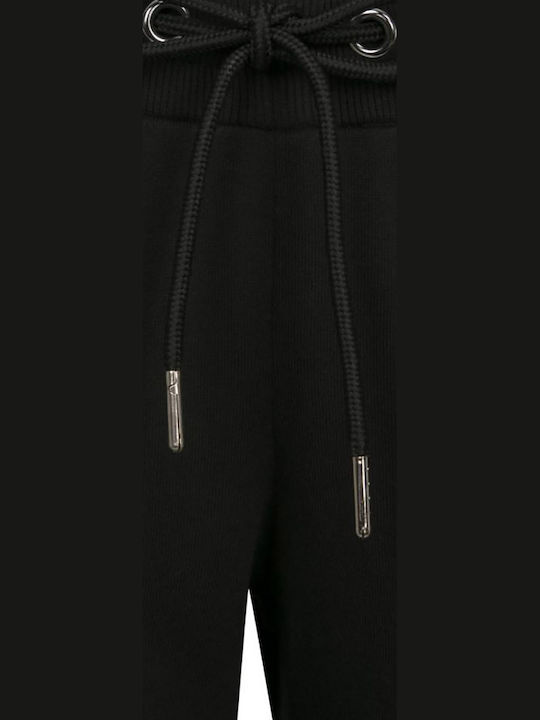 College Sweatpants Jogger Black