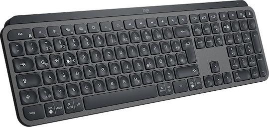 Logitech MX Keys με Στήριγμα Καρπού Ασύρματο Bluetooth Πληκτρολόγιο Αγγλικό US