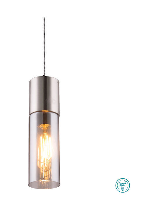 Globo Lighting Annika Pendant Light Suspension for Socket E27 Silver