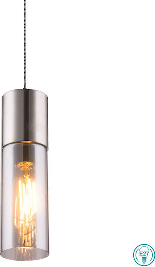 Globo Lighting Annika Pendant Light Silver with Socket E27 105x105cm