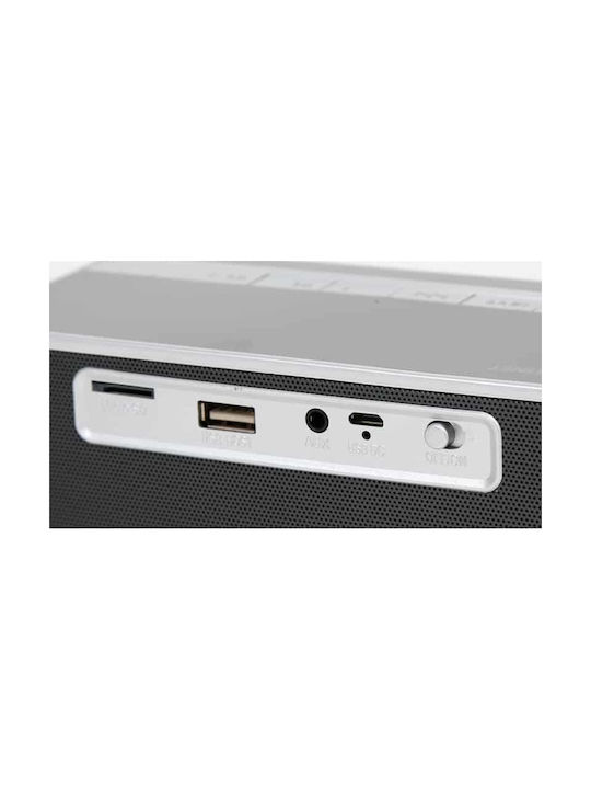 Platinet PMGC10A Platinet Digital Tischuhr LED mit Wecker & Tischradio Schwarz