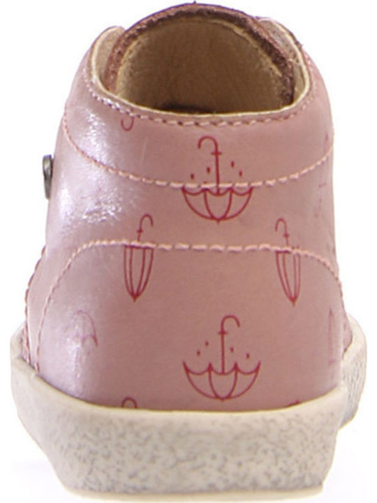 Conte 1M02 Kids Sneakers High Anatomic Pink