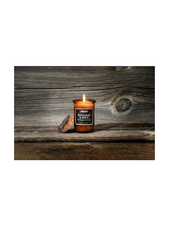 Zippo Aromatisches Soja-Kerze im Gefäß mit Bourbon & Gewürz Parfüm 141gr