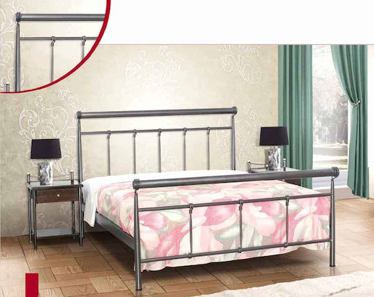 Νο33 Κρεβάτι Διπλό για Στρώμα 140x200cm Ροζ Νο33 Κρεβάτι Διπλό για Στρώμα 140x200cm Ροζ