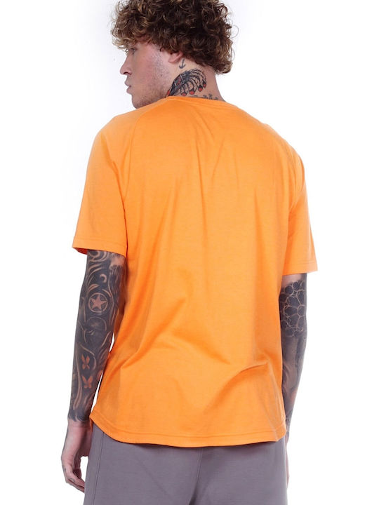 Body Action Men's Athletic T-shirt Short Sleeve Orange