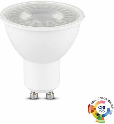 V-TAC VT-2206 Λάμπα LED για Ντουί GU10 και Σχήμα MR16 Θερμό Λευκό 400lm