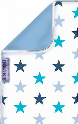 Dooky Stroller Blanket Stars Blue