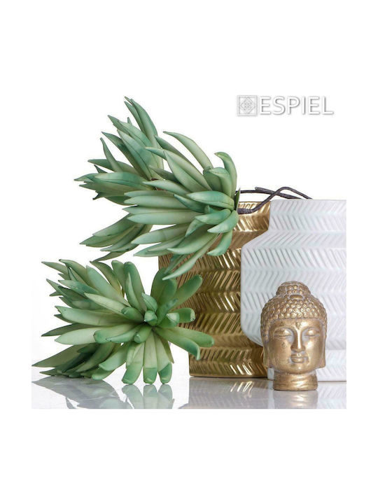 Espiel Decorative Buddha made of Ceramic 24x24x41cm 1pcs