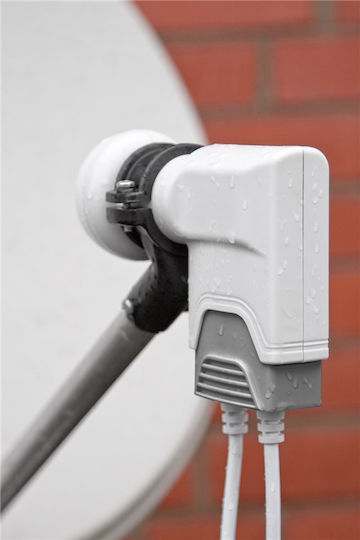 Goobay LNB Twin (2 Εξόδων) με Χαμηλό Όριο Θορύβου 0.1dB