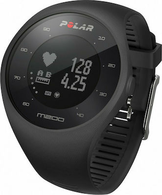 Polar M200 40mm Smartwatch mit Pulsmesser (Schwarz)