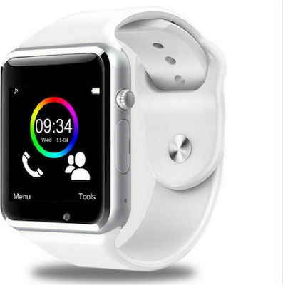 A1 43mm Smartwatch with SIM (White)