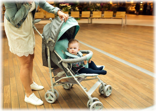 Lionelo Irma Cărucior cu umbrelă Potrivit de la 6+ Luni Gri 7kg