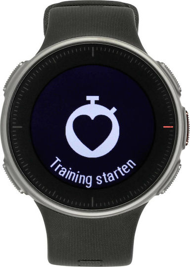 Vantage V Edelstahl 46mm Wasserdicht Smartwatch (Schwarz)