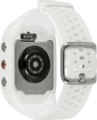 Polar M430 HR 40mm Waterproof Smartwatch with Heart Rate Monitor (White)