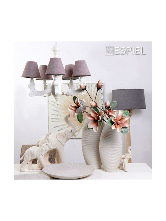 Espiel Decorative Elephant Fabric 45x15x48cm 1pcs