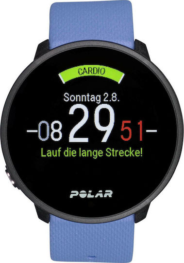 Polar Unite Wasserdicht Smartwatch mit Pulsmesser (Blau)