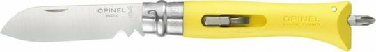 Opinel No.09 Cuțit De Buzunar Galben