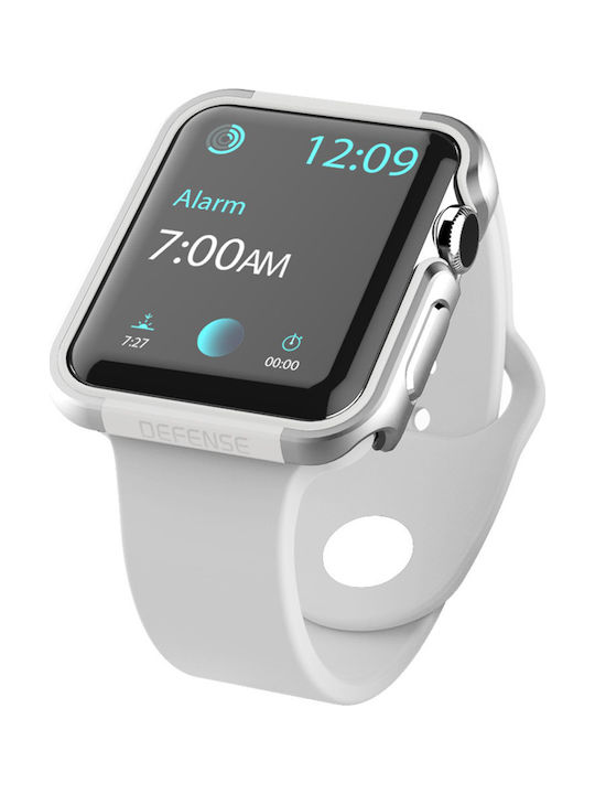 X-Doria Defense Edge Aluminum Μεταλλική Θήκη σε Ασημί χρώμα για το Apple Watch 38mm